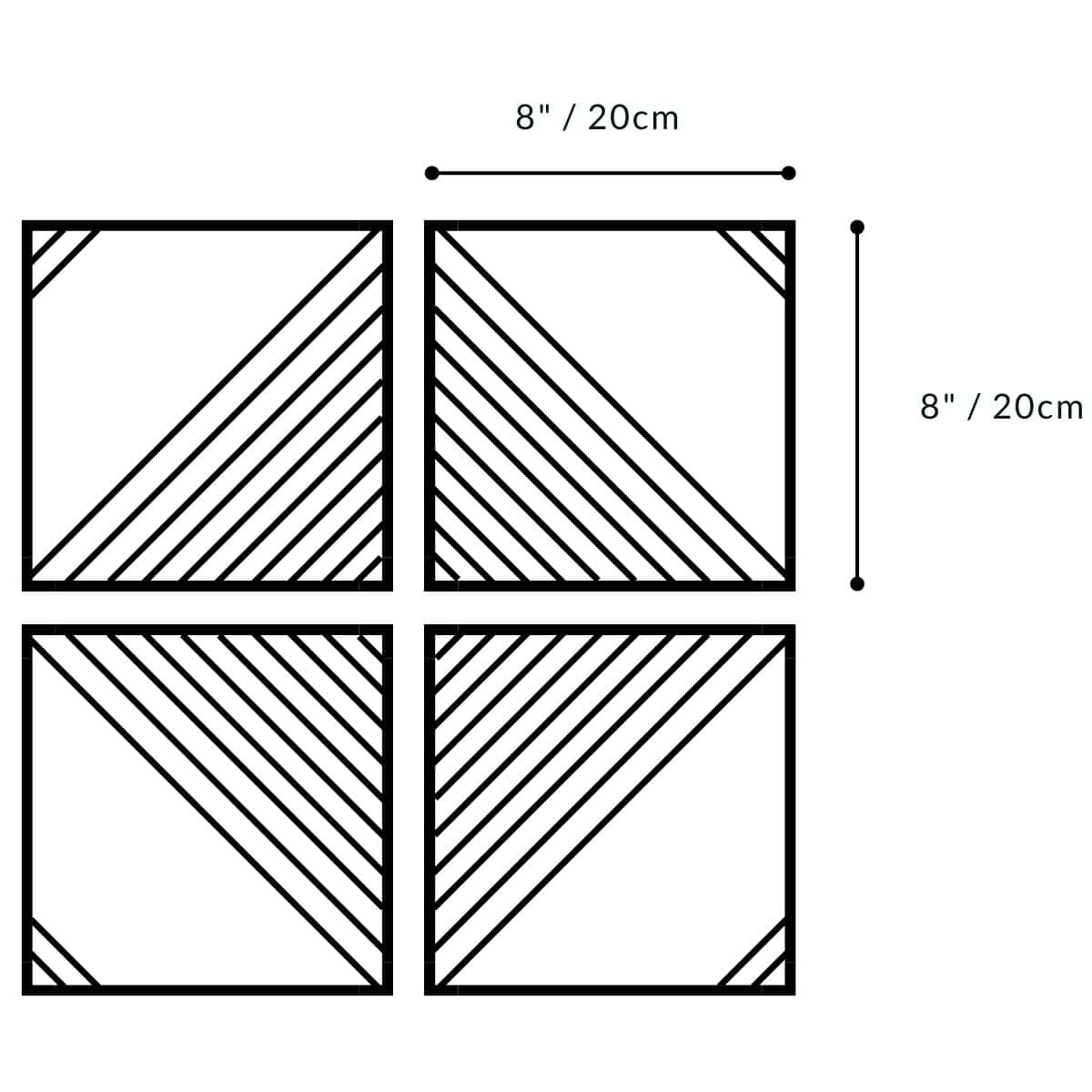 Broadquay Crochet Blanket Diagram.