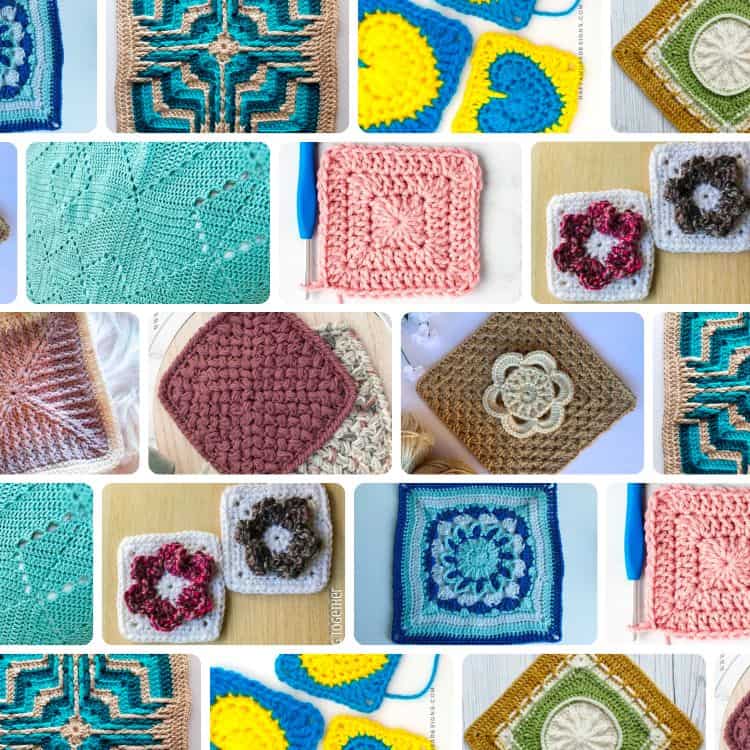 10 Solid Granny Square Patterns