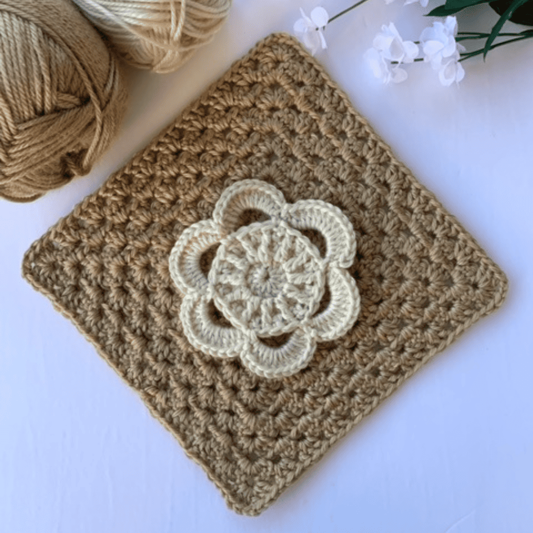 Buy 3 Inch Solid Granny Square Crochet Pattern Solid Granny Online in India  