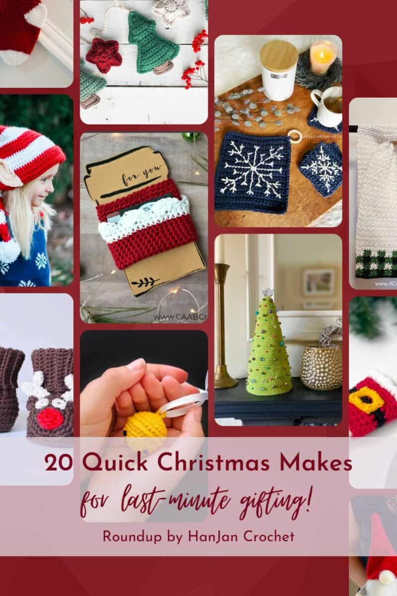 20 Quick Christmas Crochet Ideas HanJan Crochet