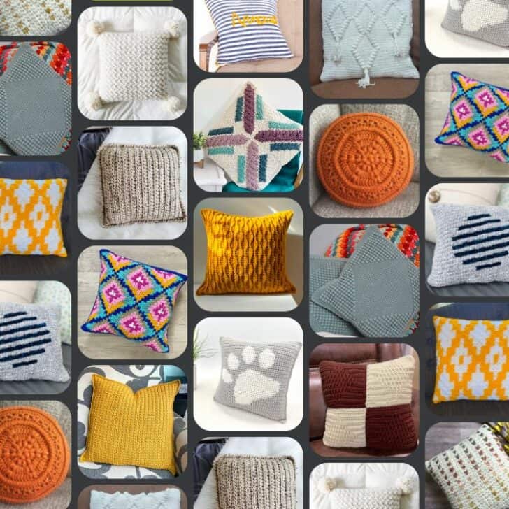 15 Modern Crochet Pillow Patterns