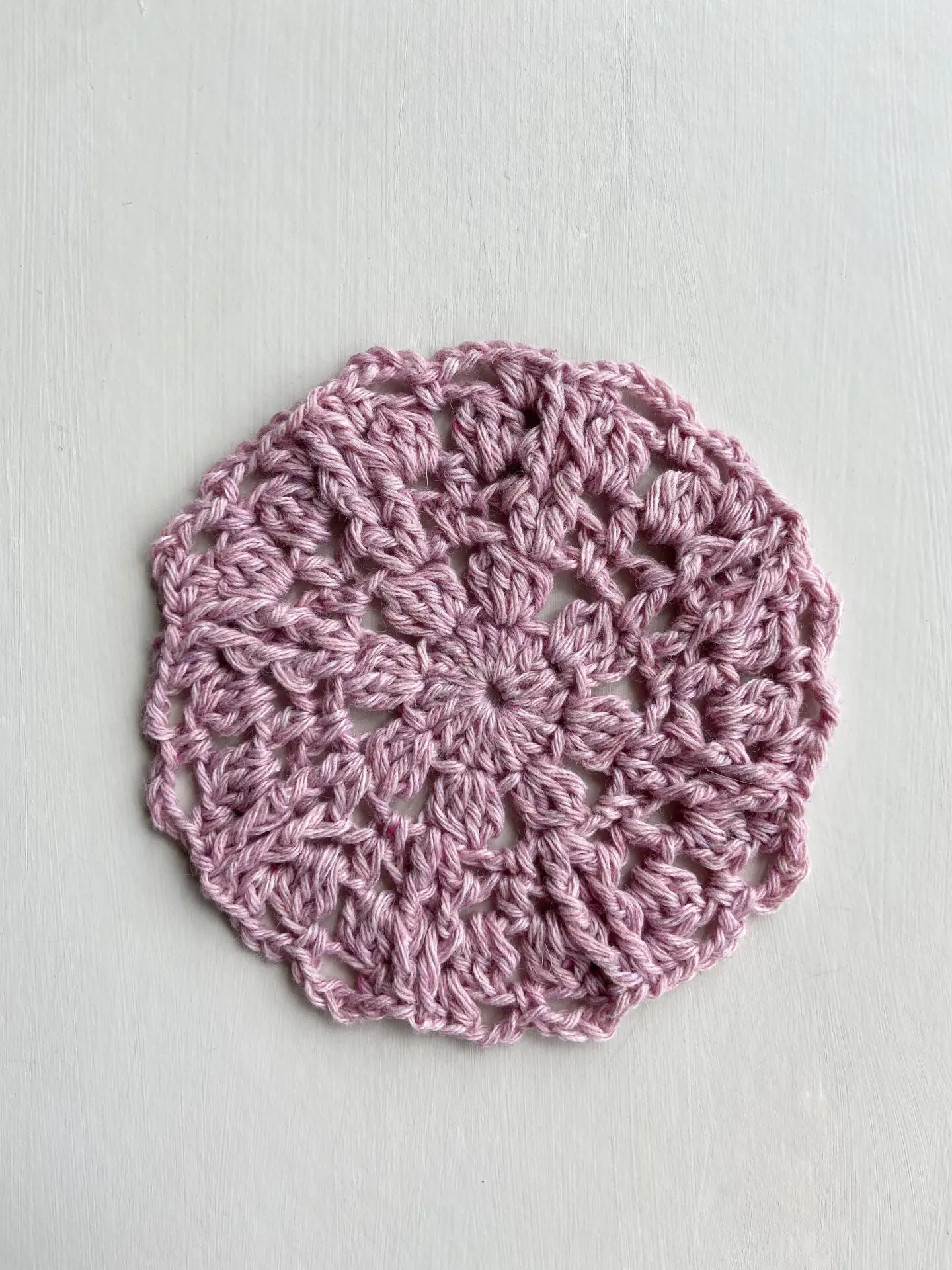 Lace Crochet Coaster Pattern 3. 