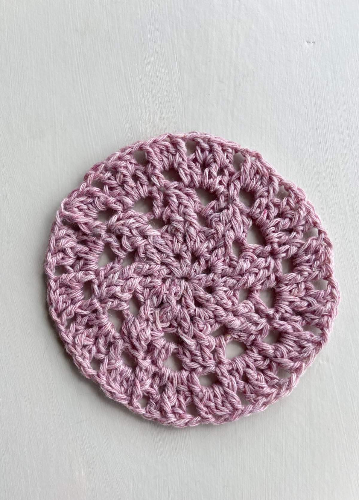 Lace Crochet Coaster Pattern 2.