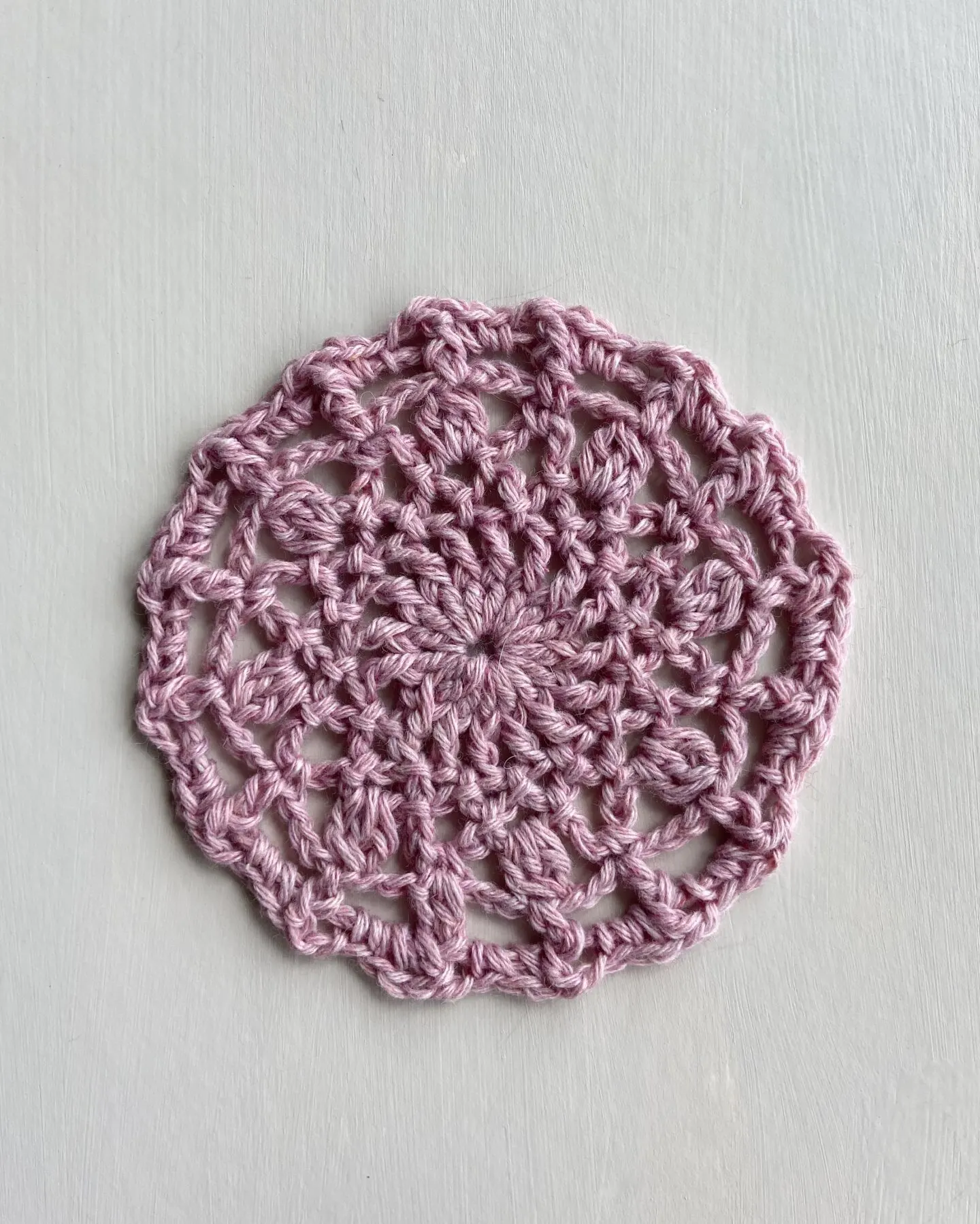 Lace Crochet Coaster Pattern 1.