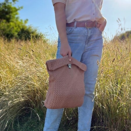 Herringbone Backpack