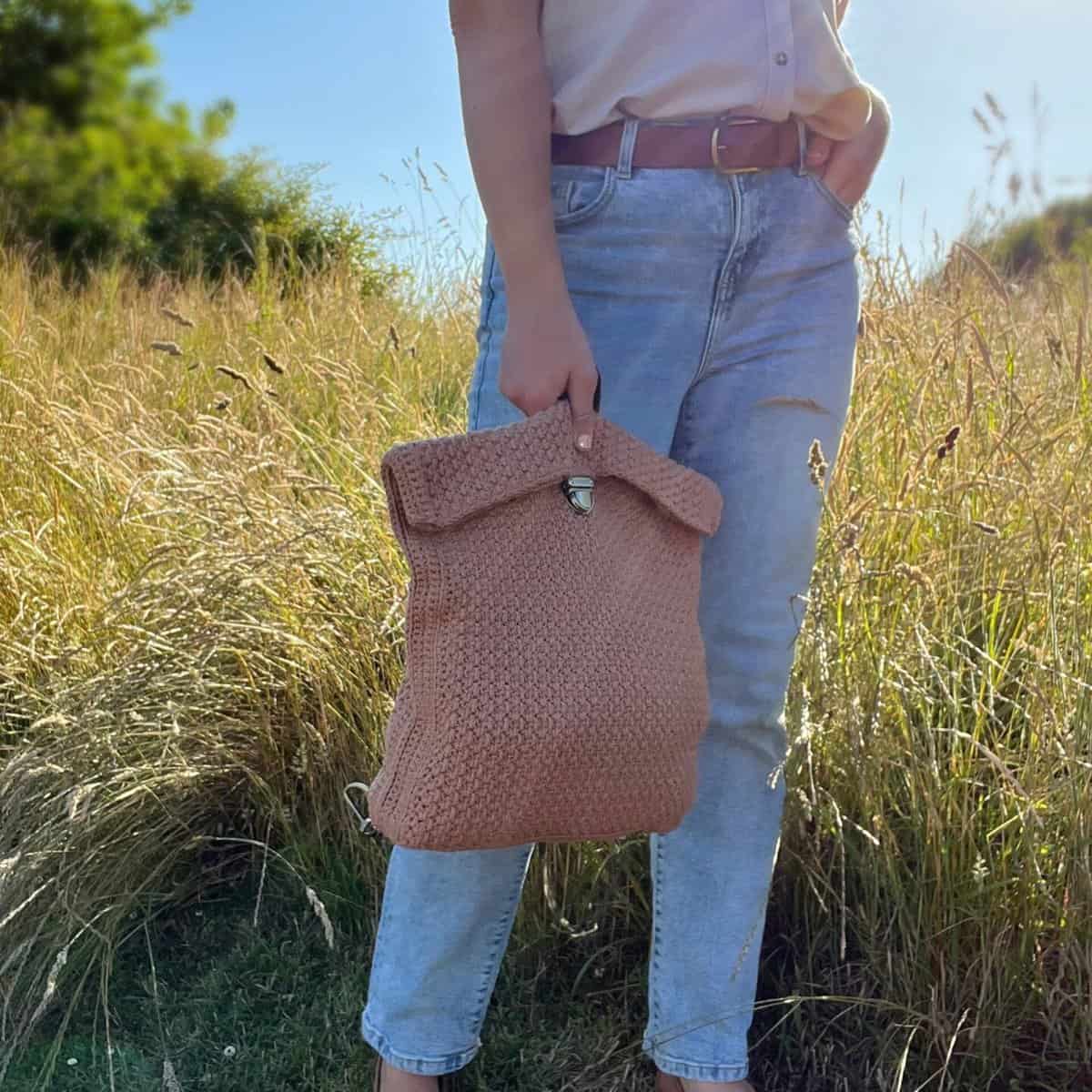 Herringbone Backpack