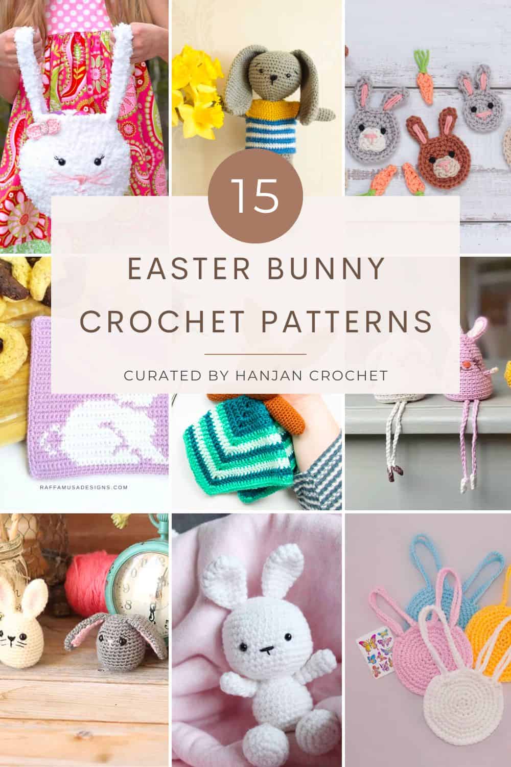 15 Easter Bunny Crochet Patterns.
