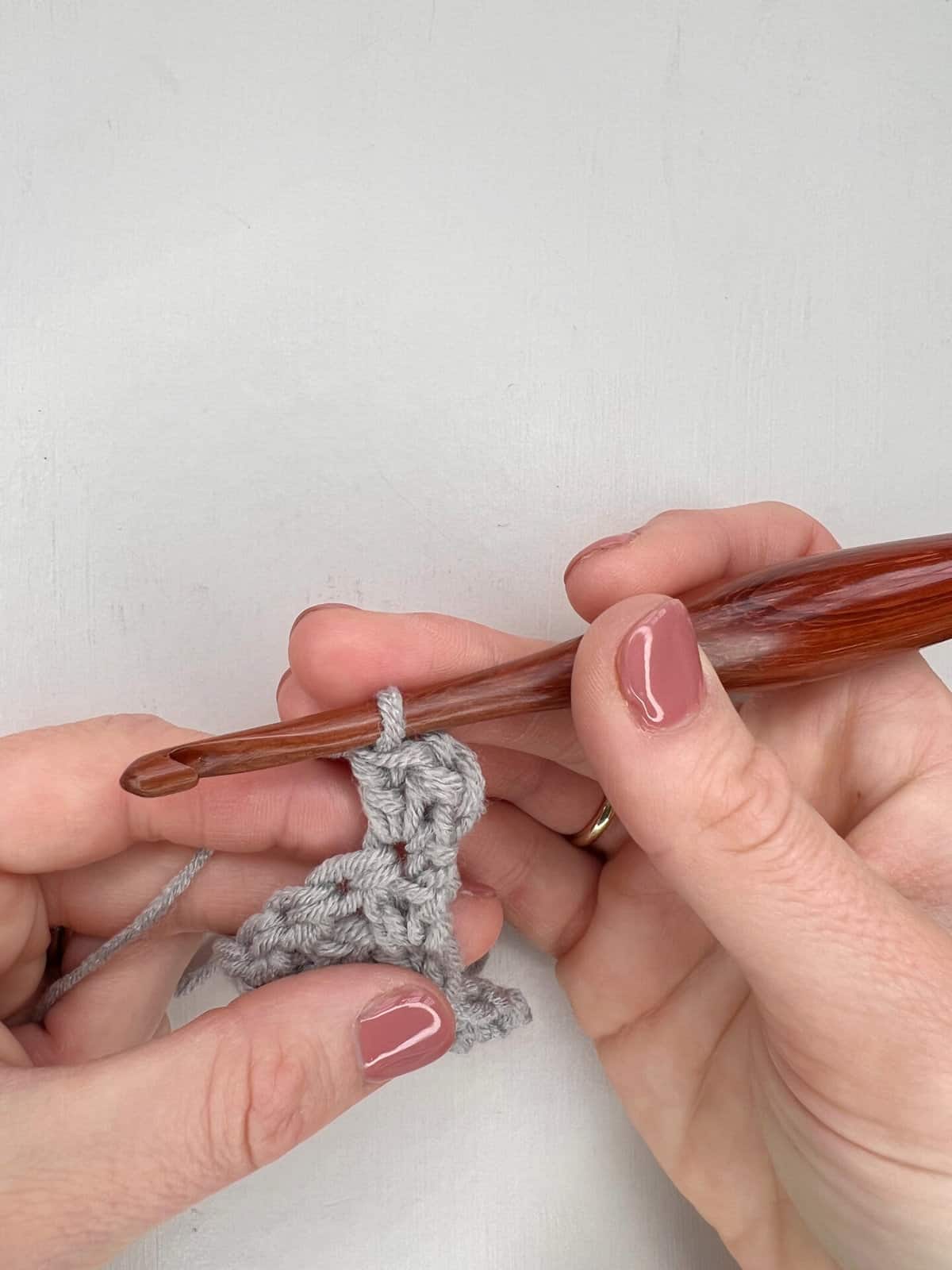 triangle shawl stitch tutorial