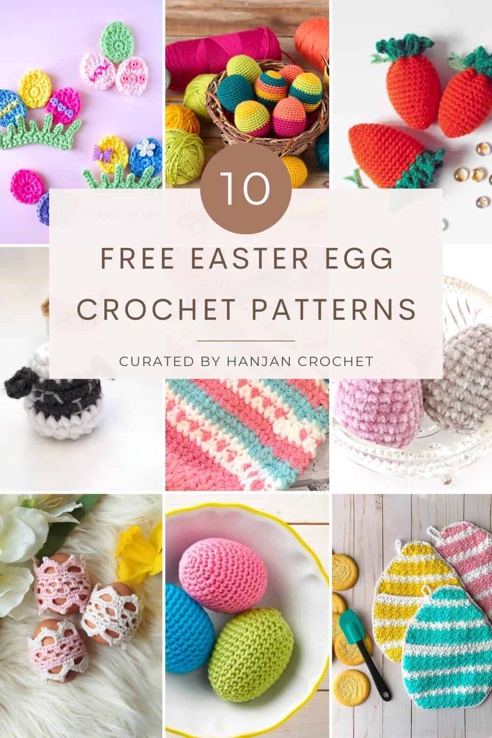 Free Easter Egg Crochet Patterns.