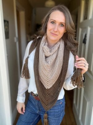 How to do a Double Crochet Stitch | HanJan Crochet