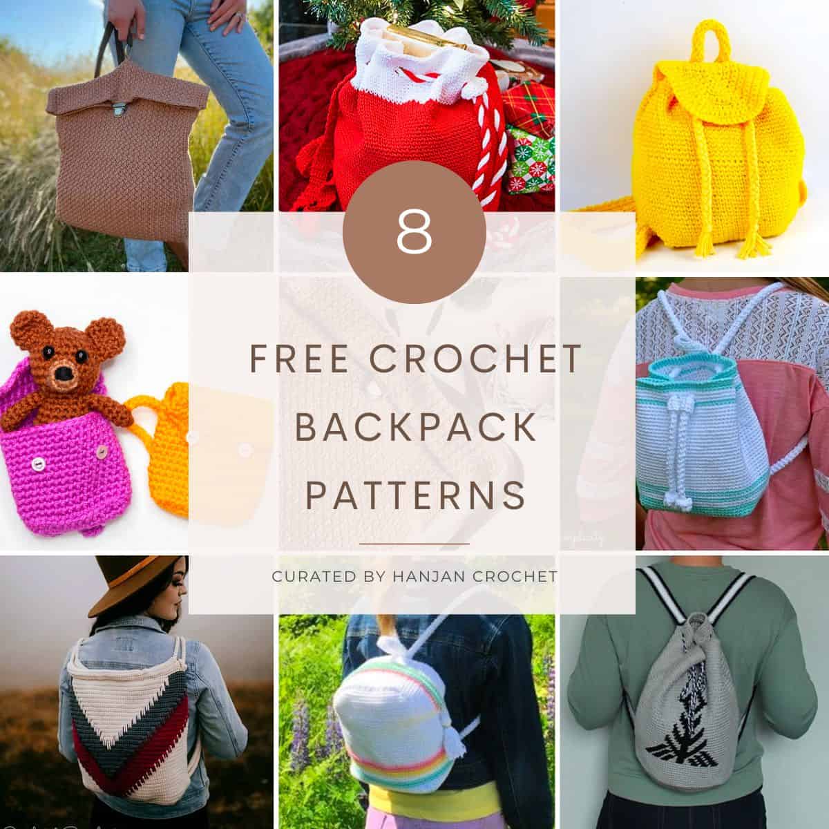 8 Free Crochet Backpack Patterns