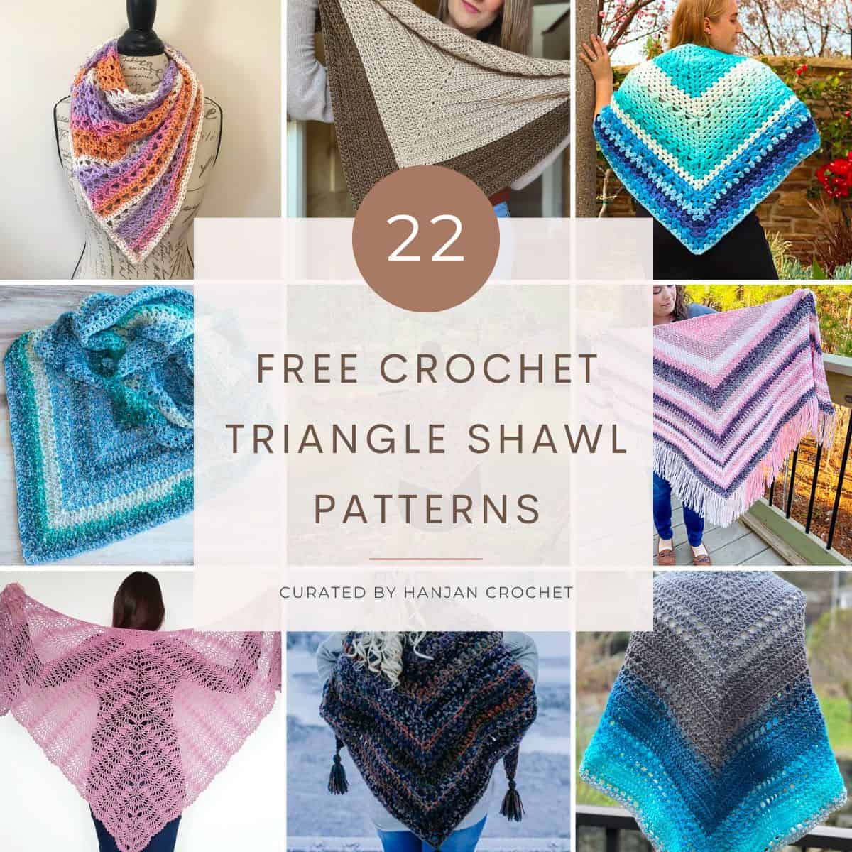 Free Crochet Triangle Shawl Patterns