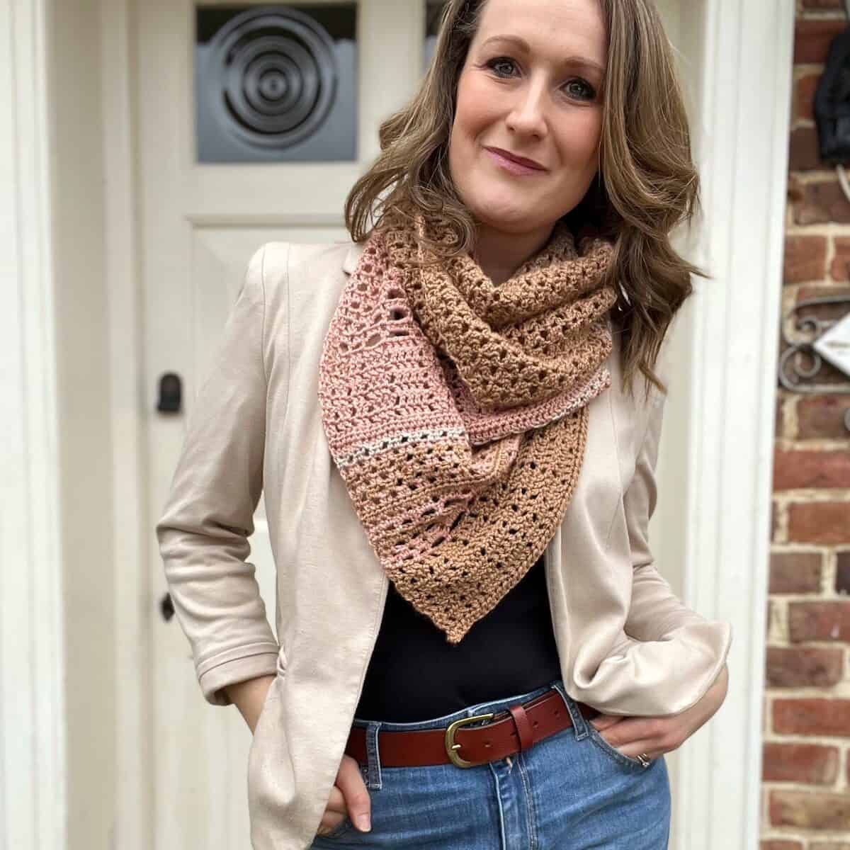 Unique crochet scarf pattern