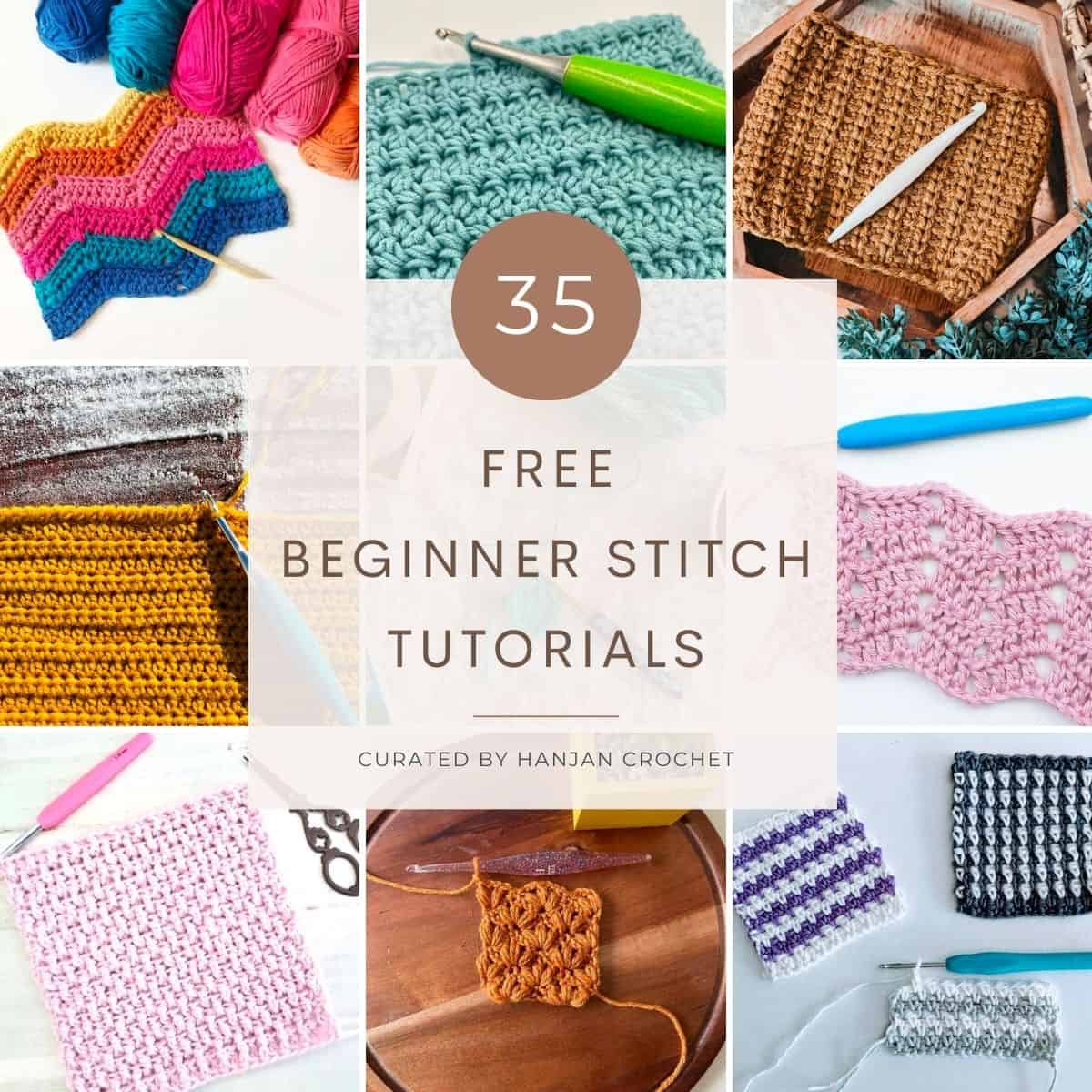 35 Easy Crochet Stitches For Beginners