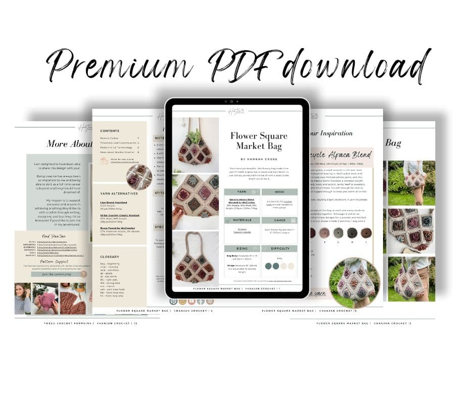 The premium pdf download is shown on an ipad.
