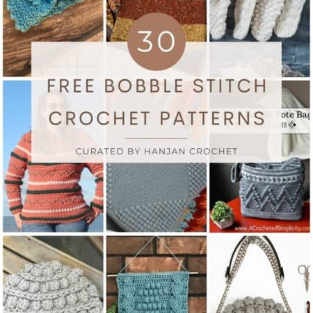 Explore a vast collection of 30 free bobble stitch crochet patterns.