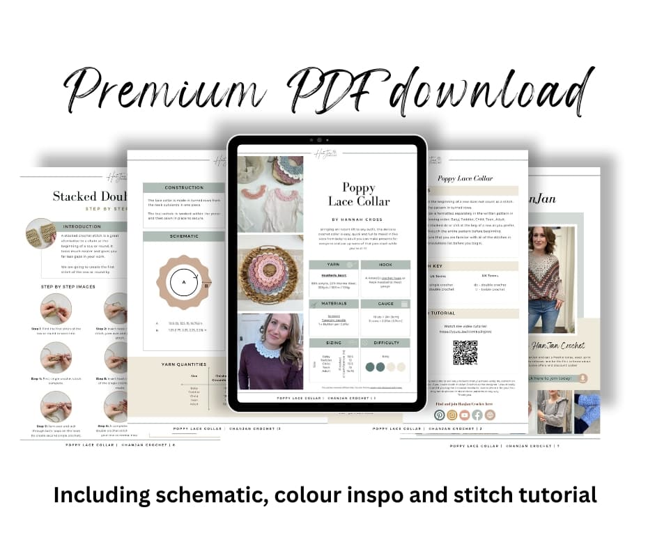 Premium pdf download including schematic, color and stitch tutorial.