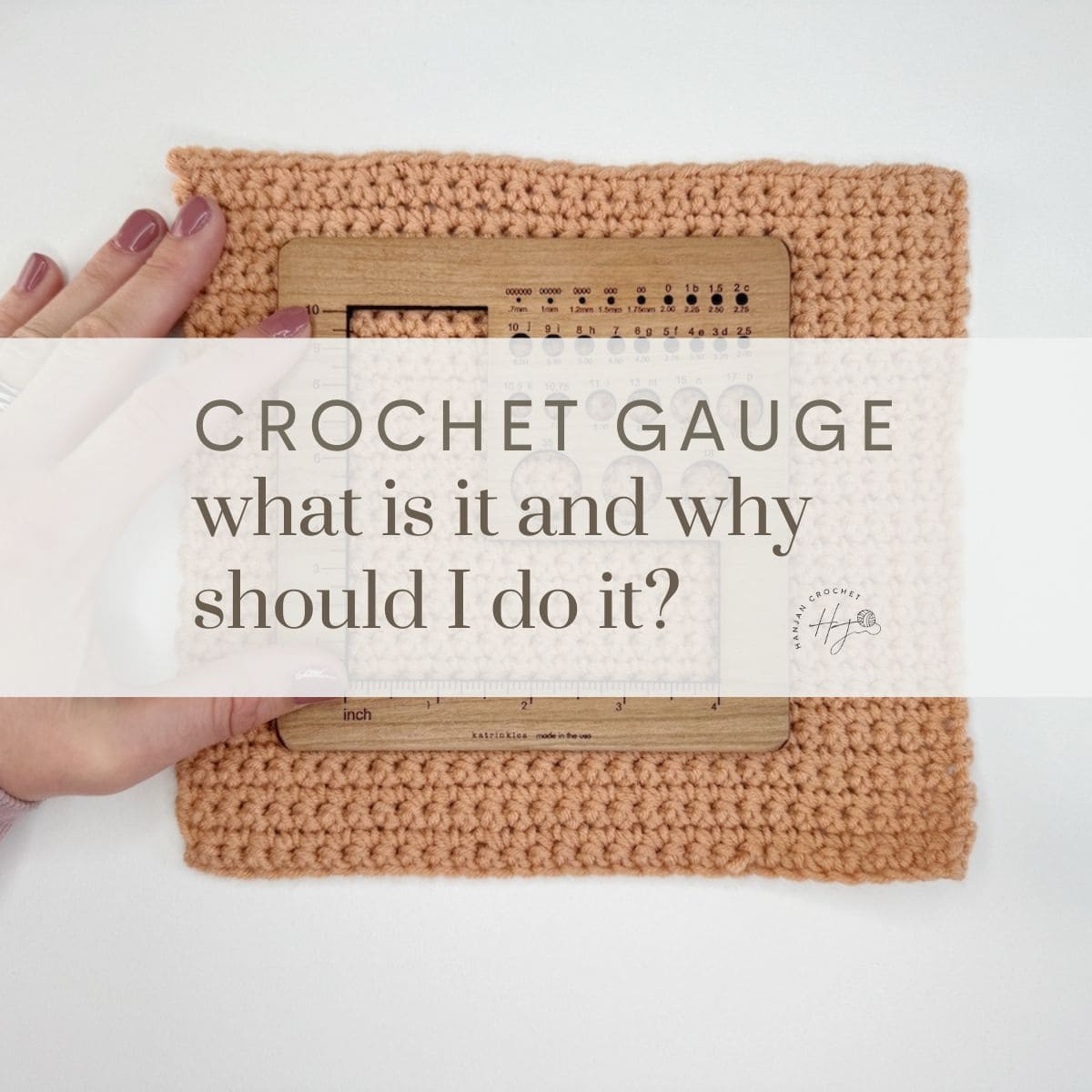 How to Make a Crochet Gauge Swatch, and Why it’s So Important