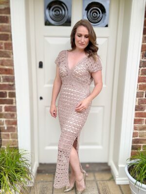 Maxident Crochet Pattern Crochet Maxi Dress Pattern for a Wedding | HanJan Crochet