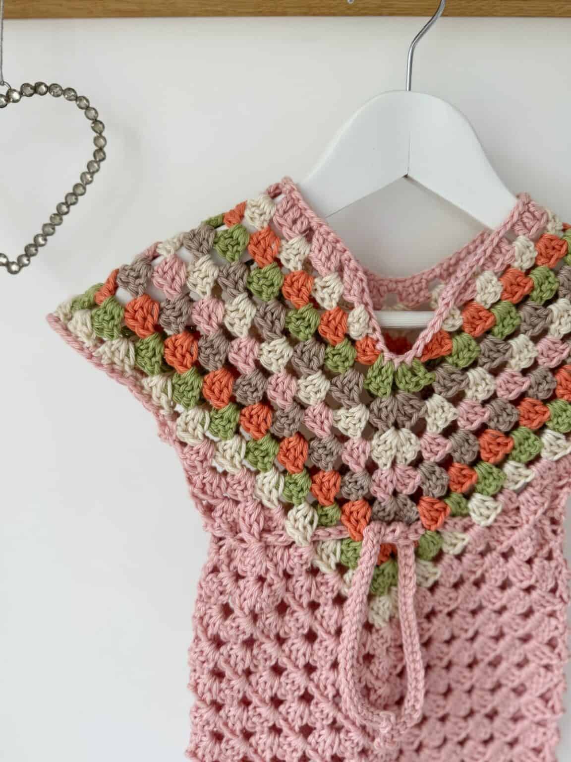Crochet Dress Pattern For Baby To 10 Years | HanJan Crochet