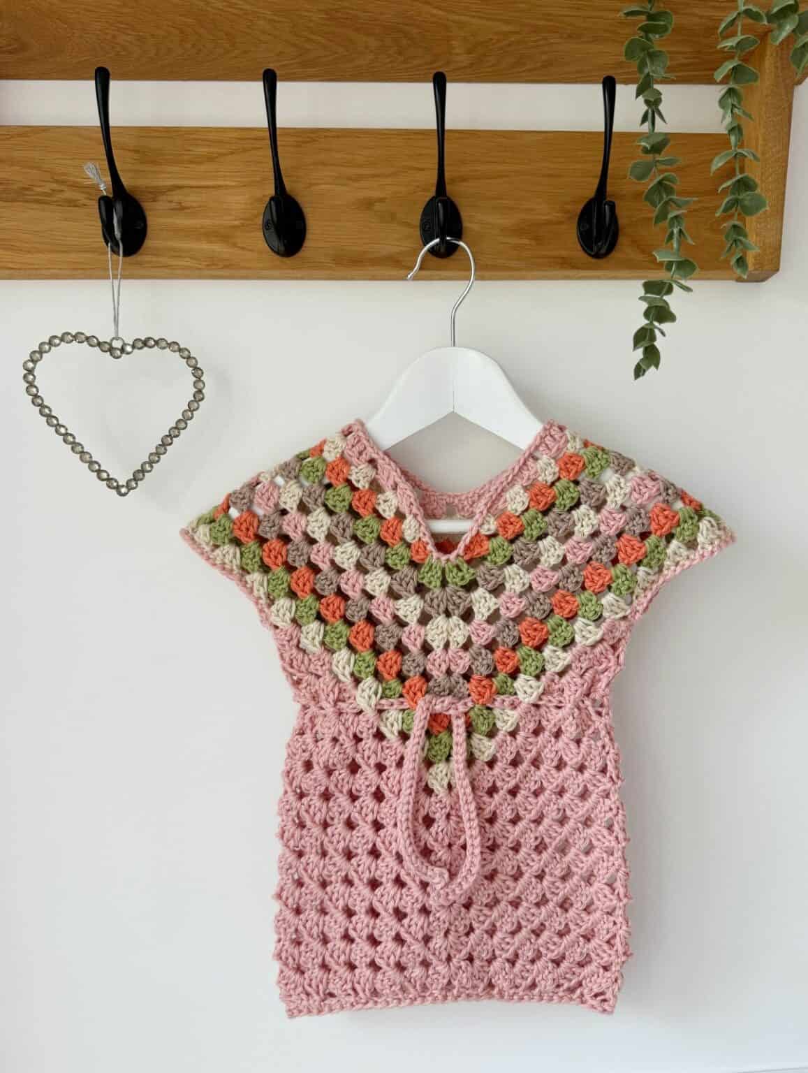 Crochet Dress Pattern For Baby To 10 Years | HanJan Crochet