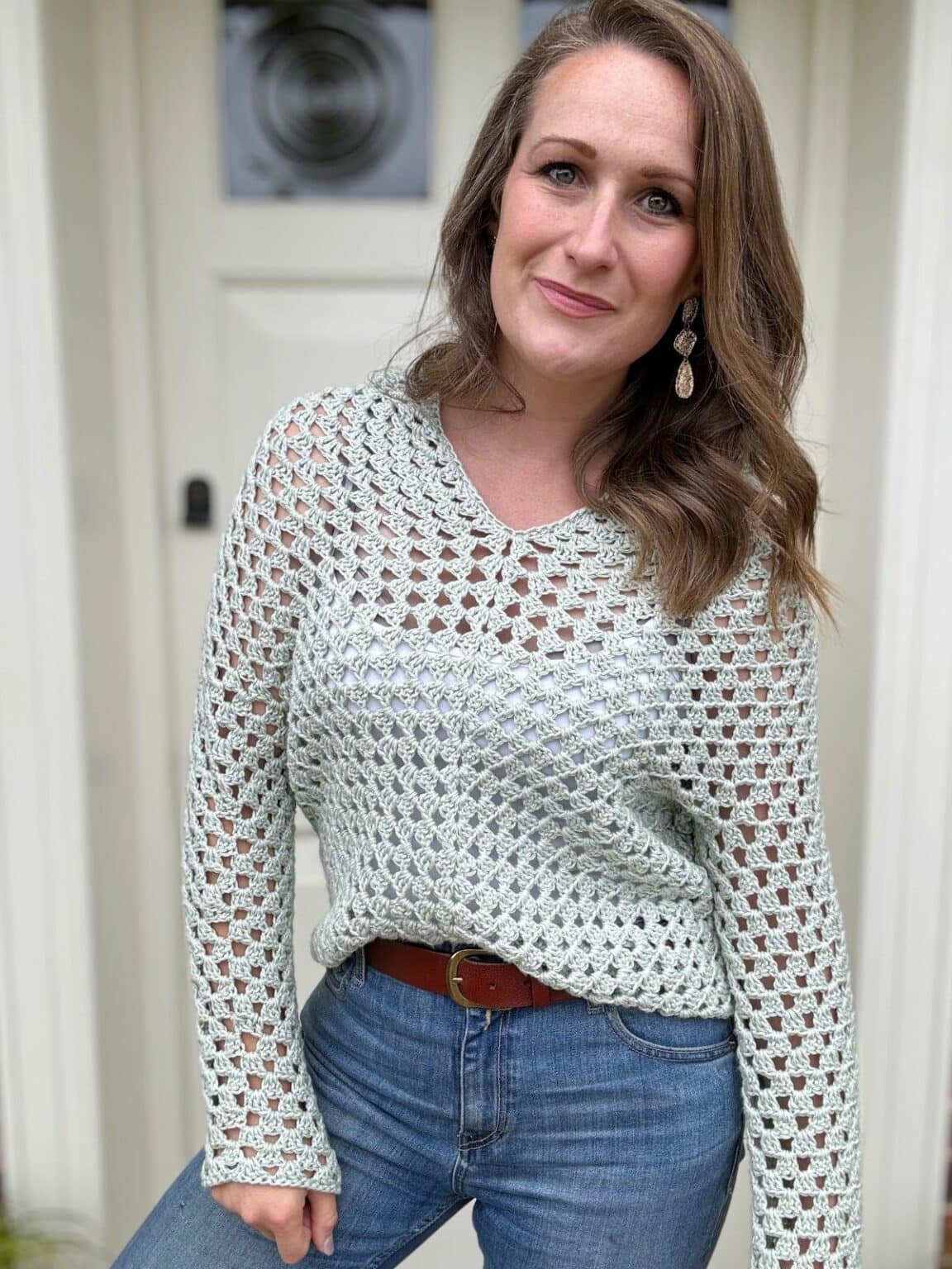 Six Fifty Crochet Knit Hoodie